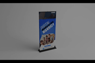 design roll up banner, retractable, pull up, signage banner