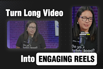 edit your podcast into engaging short videos and reels