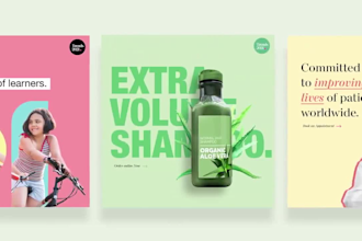 design social media post with 2021 trends