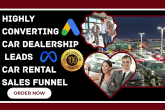 generate car dealership leads car sales auto finance car rental used car leads