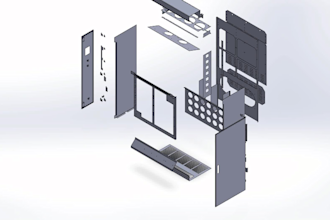 design sheet metal parts and prepare dxf file for cnc cutting