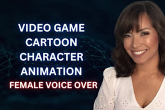do female character animation cartoon videogame  voice
