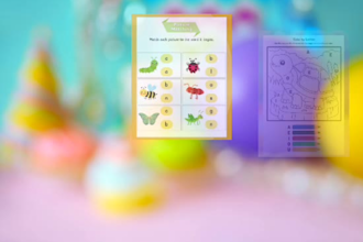 design worksheets and activity books for kids