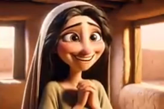 make captivatin ai 3d pixar animated music bible story ai bible history for yt