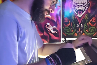 draw a fun cartoon caricature of you