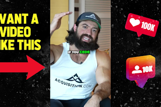 edit tiktok , instagram reels and shorts with captions