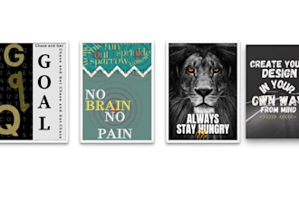 design outstanding typography posters for you