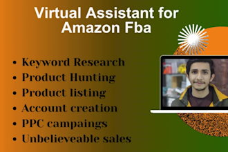 be professional virtual assistant for amazon and shopify