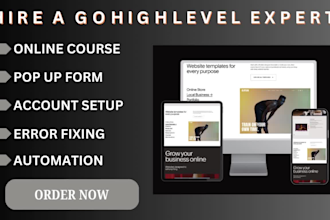 be your gohighlevel sales funnel, new zenler course website expert on ghl kajabi