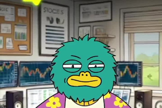 do funny 2d memecoin animation, crypto animation videos
