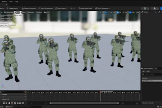 optimize 3d character animation n rigging, blender, unreal engine,unity, mixamo