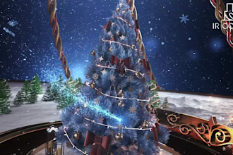 christmas and happy new year intro videos