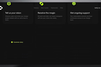 design interactive framer landing pages for your saas or app