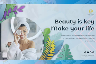 design a facebook cover, social media banner, or website banner