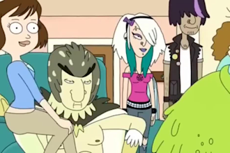 2d rick and morty style animation simpson family guy bojack horse man animation