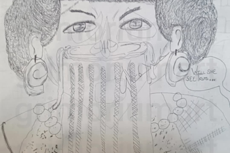 create a physical pencil drawing of any character you want