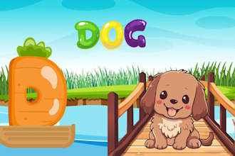 create kids learning videos