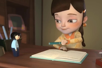 create quality 3d pixar style character animation