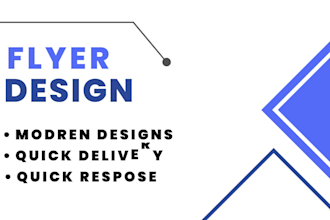 design high quality flyers for advertisement