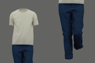 design realistic 3d garments for ecommerce in clo3d