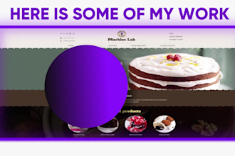 create front end wordpress website and shopify store