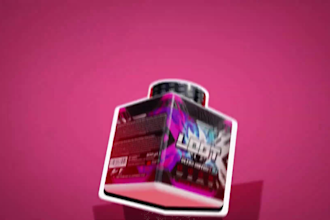 make realistic3d product animation, 3d product video, product animation video