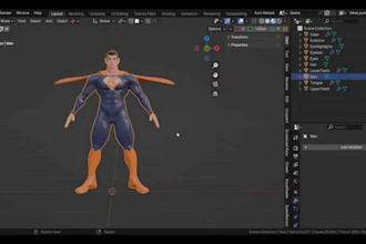 3d cc4 character rigging, fk ik rig control ue5 4, face expression,rig animaze