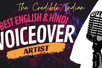 give best voice to your books in english, hindi and punjabi in neutral voice