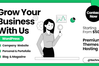create wordpress portfolio and personal website