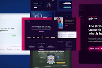 do a figma landing page or website saas design