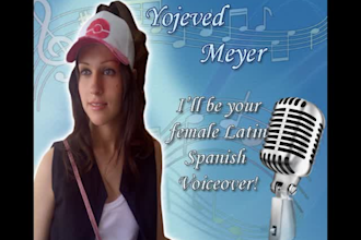record your female latin spanish voice over