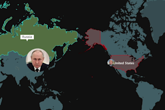 create map animation video in after effects