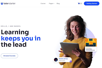 create an interactive elearning  learndash membership website tutor lms