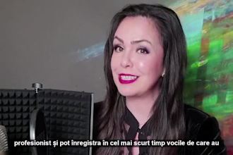 record a commercial female voice in romanian or english