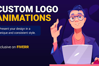 create custom logo animation and video editing