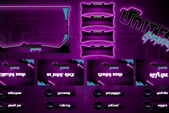 make twitch overlay animated, twitch panels, twitch logo