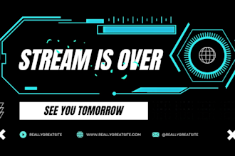 design twitch stream overlay , twitch logo , panel , screen , alerts