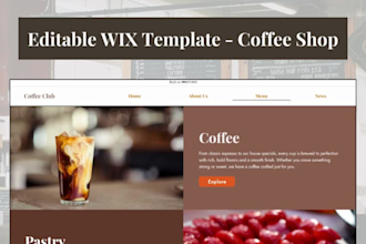 create an attractive wix website