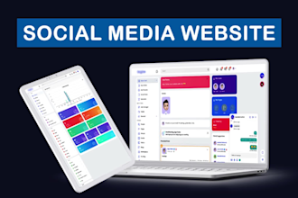 create a fully functional social media platform