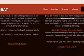 design restaurant website catering website wix website food truck website