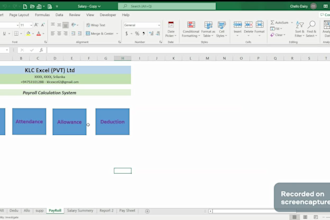 do salary and wages calculation by using excel vba