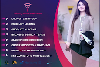 be your amazon fba virtual assistant and store manager