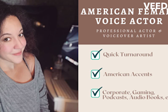 record professional voice over audio for your projects
