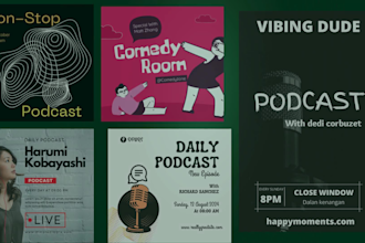design a professional podcast cover art