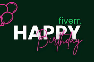 create african style happy birthday video