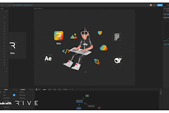 create smooth interactive rive animations for websites or apps
