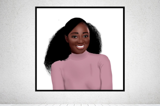 paint a realistic portrait of you