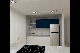 do a high quality bathroom or kitchen 3d visualization