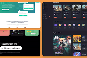 do website development as full stack developer, front end, backend development
