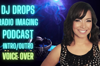 record your dry dj drop or radio imaging
